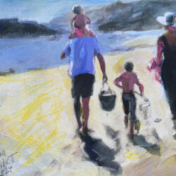 Borchert, Brigitta: Auf dem Weg zum Strand