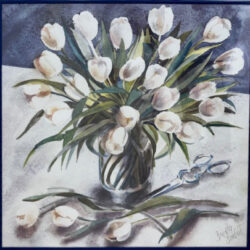 Rahmen, 50x50cm, blau