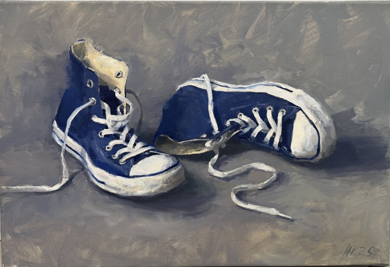 Petermann, Hanna: Blaue Turnschuhe